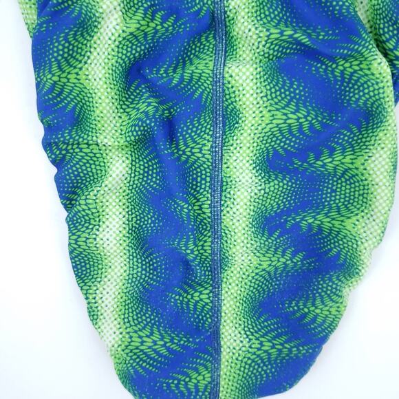 Speedo LT Pro Competitive Swimsuit Size 30 (XS) Women Green Blue Bathing Suit - Picture 4 of 6